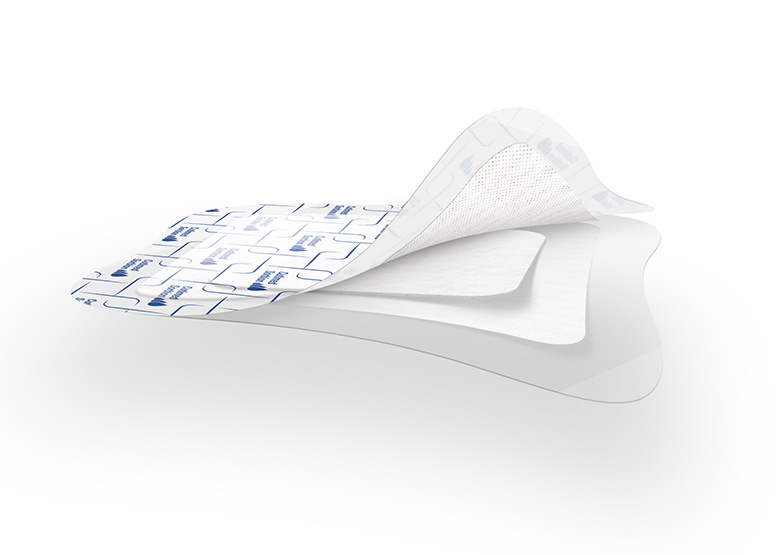 Image showing Cutimed® Sorbion® Border 3D product visualization. Image showing Cutimed® Sorbion® Border 3D product visualization.